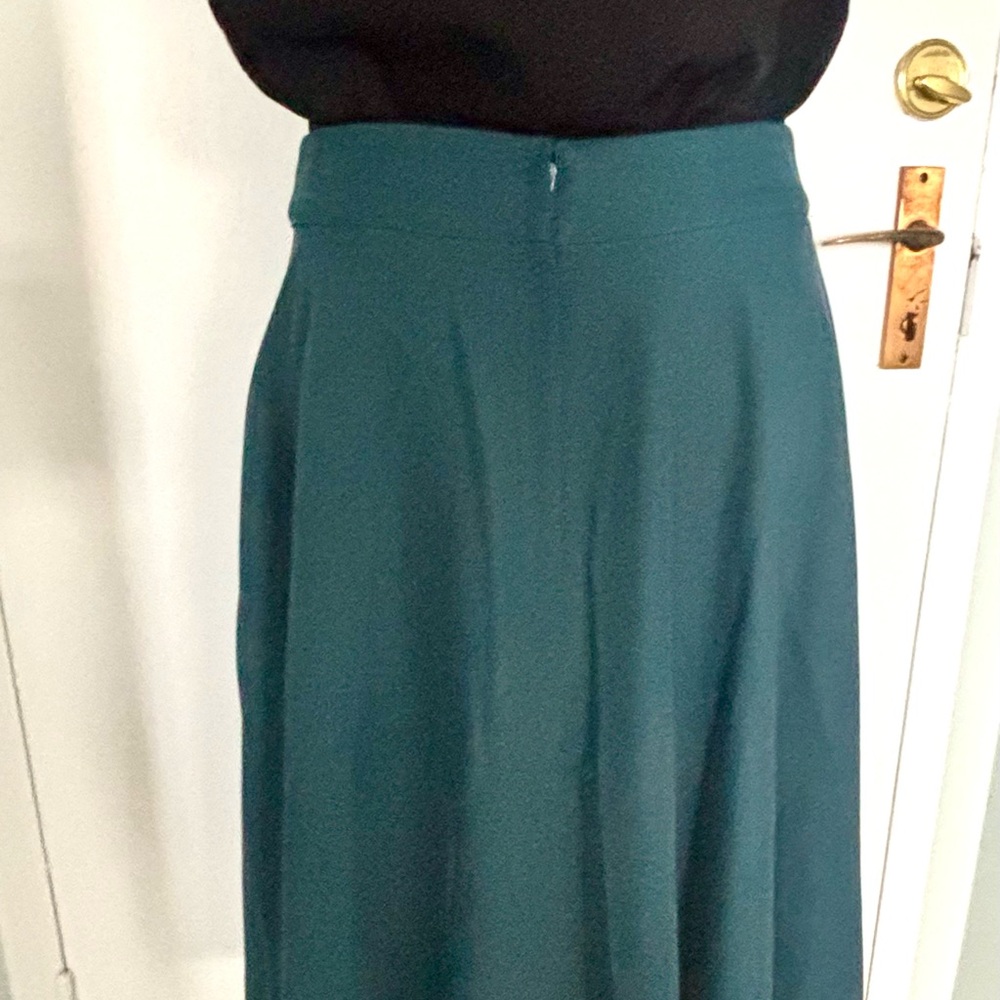 🆕- Banned Book Club 50's Swing Skirt Teal - Picture 6 of 11